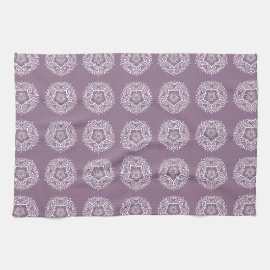 Linge De Cuisine Wisteria Mandala (Horizontal)