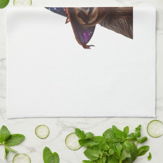 Linge De Cuisine Witch Sloth Halloween trick or treat spooky pumpki (Plié)