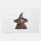 Linge De Cuisine Witch Sloth Halloween trick or treat spooky pumpki (Horizontal)