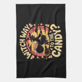 Linge De Cuisine Witch Way to the Candy Halloween T-shirt (Vertical)