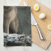 Linge De Cuisine Wolf in Winter (Quart Plié)