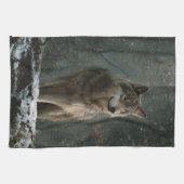 Linge De Cuisine Wolf in Winter (Horizontal)
