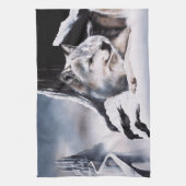 Linge De Cuisine Wolf Winter Castle Imaginaire (Vertical)