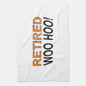 Linge De Cuisine Woo Hoo à la retraite (Vertical)