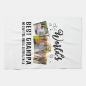 Linge De Cuisine World's Best Grandpa Custom 3 Photo Collage (Horizontal)