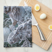 Linge De Cuisine Wreath de l'Avent blanc (Quart Plié)