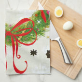 Linge De Cuisine Wreath de Noël (Quart Plié)
