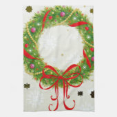 Linge De Cuisine Wreath de Noël (Vertical)