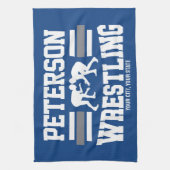 Linge De Cuisine Wrestler AJOUTER LE NOM École Athlète Équipe de lu (Vertical)