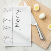 Linge De Cuisine Xmas Gift | Merry Christmas With Cat (Quart Plié)