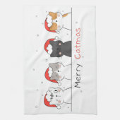 Linge De Cuisine Xmas Gift | Merry Christmas With Cat (Vertical)