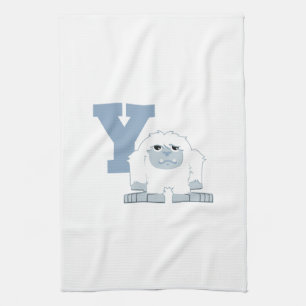 Linge De Cuisine Y est pour Yeti Cute Cartoon Yeti Monster