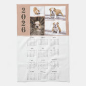 Linge De Cuisine Year 2026 Calendar Dog Pet 4 Photo Collage (Vertical)
