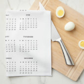 Linge De Cuisine Year 2026 Photo Calendar with Foliage  (Quart Plié)