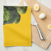 Linge De Cuisine Yellow dog kitchen towel. (Quart Plié)