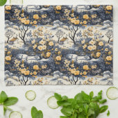 Linge De Cuisine Yellow Flowers In The Valley (Plié)