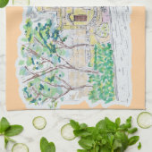 Linge De Cuisine Yellow Historic Villa (Plié)