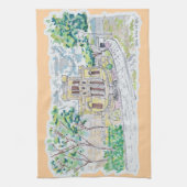 Linge De Cuisine Yellow Historic Villa (Vertical)