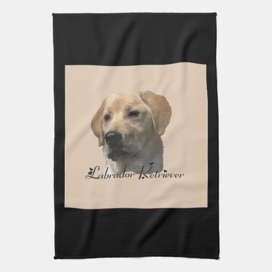 Linge De Cuisine Yellow Labrador Retriever (Vertical)