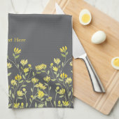 Linge De Cuisine  Yellow Wildflower (Quart Plié)