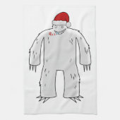 Linge De Cuisine Yeti Claus (Vertical)