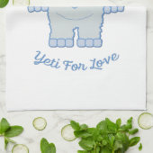 Linge De Cuisine Yéti pour l'amour (Plié)