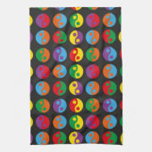 Linge De Cuisine Yin Yangs colorés (Vertical)