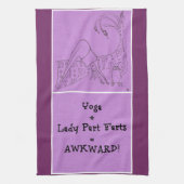 Linge De Cuisine Yoga drôle (Vertical)