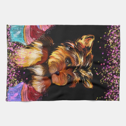 Linge De Cuisine Yorkie Poo (Horizontal)