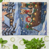 Linge De Cuisine Yorkipoo Christmas Boat Holiday (Plié)