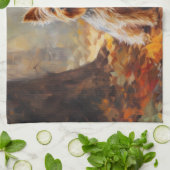 Linge De Cuisine Yorkshire Terrier en automne Leaves automne Inspir (Plié)