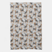 Linge De Cuisine Yorkshire Terrier Paws et Bones Yorkie Chien (Vertical)