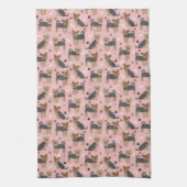 Linge De Cuisine Yorkshire Terrier Paws et Bones Yorkie Chien (Vertical)