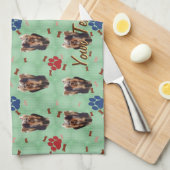 Linge De Cuisine Yorkshire Terrier Portrait (Quart Plié)