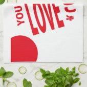 Linge De Cuisine YOU CAN LOVECOMMONS タオル Type2 (Plié)