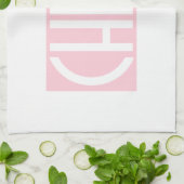 Linge De Cuisine Your | Bold White Text on Light Pink (Plié)