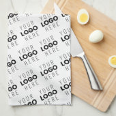 Linge De Cuisine Your Logo Simple Repeating Diagonal Pattern (Quart Plié)