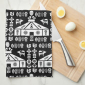 Linge De Cuisine Yourt Vivant Dans La Nature (Quart Plié)