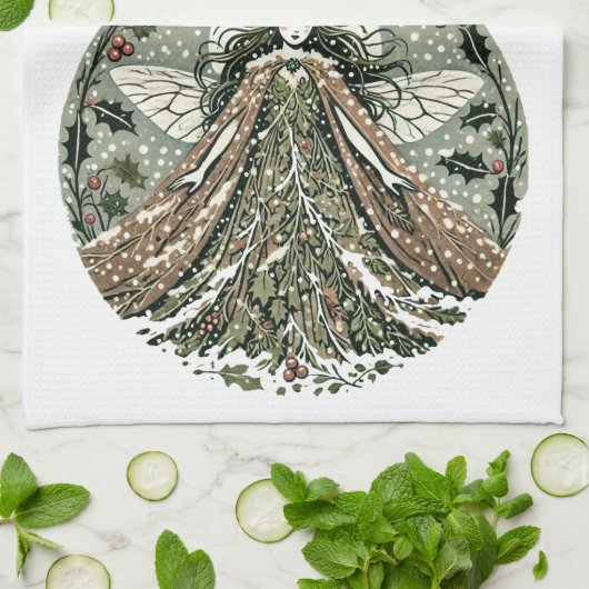 Linge De Cuisine Yule Goddess Winter Solstice (Plié)