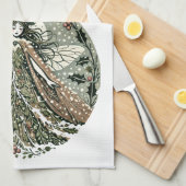 Linge De Cuisine Yule Goddess Winter Solstice (Quart Plié)