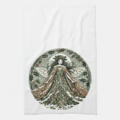 Linge De Cuisine Yule Goddess Winter Solstice (Vertical)