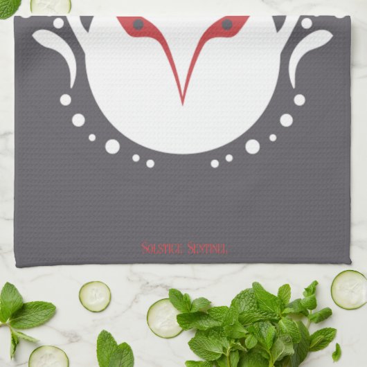 Linge De Cuisine Yule Owl (Plié)