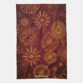 Linge De Cuisine Yuletide Opulence : Threads dorés de Noël (Vertical)