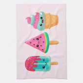 Linge De Cuisine Yummy Ice Cream Trio Vibe été (Vertical)