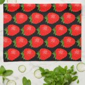 Linge De Cuisine Yummy Red Strawberry World Funky Motif (Plié)