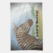 Linge De Cuisine Zebra Portrait, Amboseli : l'Esprit de la Savanna (Vertical)