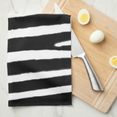 Linge De Cuisine Zebra poster de animal (Quart Plié)