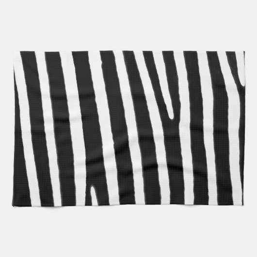 Linge De Cuisine Zebra poster de animal (Horizontal)