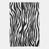 Linge De Cuisine Zebra Print, Zebra Stripes, Noir Et Blanc (Vertical)
