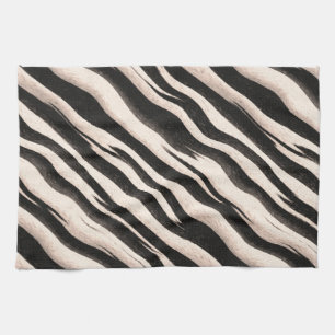 Linge De Cuisine Zebra raye une texture transparente + vos idées